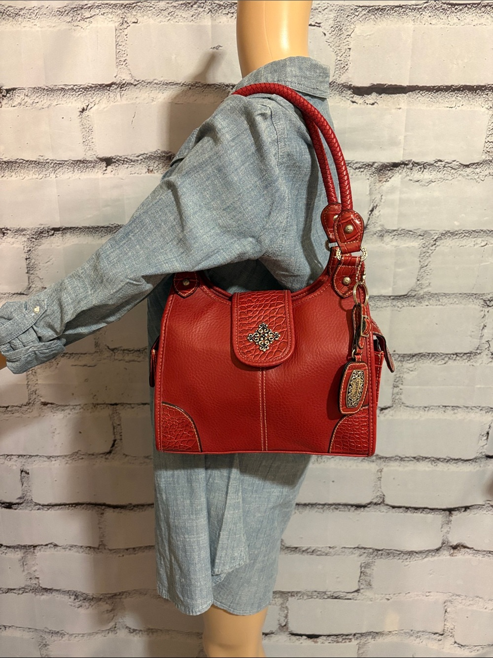Vintage Rosetti Y2K Red Purse
